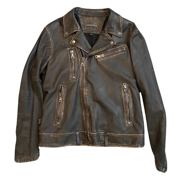 John Varvatos Other - John Varvatos Distressed Biker Jacket